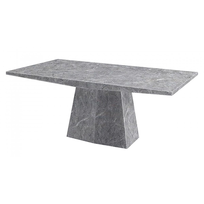 Multan Marble Dining Table In Natural Stone with Lacquer Finish